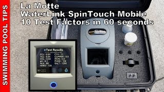 MOBILE WaterLink SPIN TOUCH Lab 3581 10 Test Factors in 60 Seconds [upl. by Atnom483]