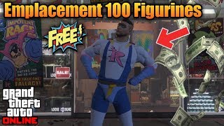 EMPLACEMENTS DES 100 FIGURINES CACHÉ HARDCORE COMIC STORE GTA 5 Online 148 [upl. by Chafee]