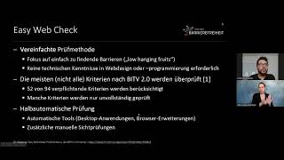 20240313 OnlineWorkshop Teil 2 Easy Web Check Vorstellung [upl. by Towers640]