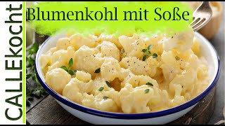 Blumenkohl in weißer Soße zubereiten Omas Rezept [upl. by Samul]