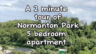 2 minute tour of Normanton Park 5 bedroom apartment [upl. by Arutak]