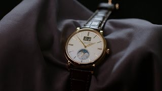 Anthony de Haas director of product development about the SAXONIA MOON PHASE [upl. by Nawtna]