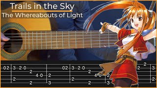 Trails in the Sky  The Whereabouts of Light Simple Guitar Tab [upl. by Weiman]