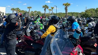 2024 10th Annual Jacksonville All Female Ride Lineup Departure and Return [upl. by Fayina]