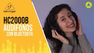 Audífonos con Bluetooth HC2000B de Behringer [upl. by Eelana765]