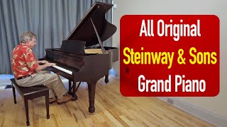 All Original Steinway Grand Piano for Sale  Living Pianos Masterpiece [upl. by Anirok]