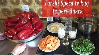 Turshi Speca te kuq te perveluara Recept i Nenes quot 12 quot [upl. by Llenrrad]