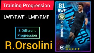 ROrsolini Max Training Progression Efootball 2024 [upl. by Hna]