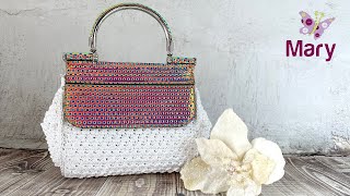 Borsa Sicily gioiello alluncinetto  Sicily Bag Crochet [upl. by Rossy]