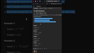 LeetCode 20 Valid Parentheses  JavaScript Solution Explained [upl. by Mara]