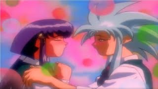 Ryoko and Ayeka kiss  Tenchi Universe full scene [upl. by Awahsoj]