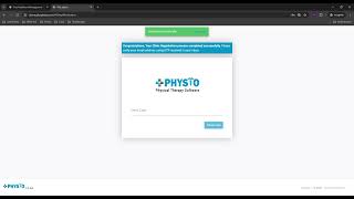 Physio Version 1044  Registration and Login Tutorial [upl. by Lahcym]