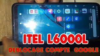 Contourner le compte GoogleFRP sur Itel A48 L6006L  Android 10 Q sans PC [upl. by Ammadis]