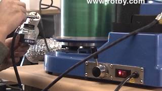 Coating and Repairing Large Format Drums with the Rotby System [upl. by Greyso]