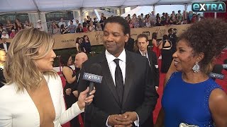 Denzel Washington Praises Wife at SAG Awards I Got a Good Woman’ [upl. by Elbys631]