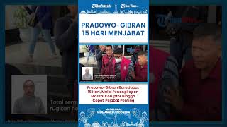 SHORT Melihat Kinerja PrabowoGibran Usai 15 Hari Menjabat Tangkap Koruptor Hingga Hapus Piutang [upl. by Avlem]