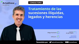 Tratamiento de las sucesiones ilíquidas legados y herencias [upl. by Cirdes]