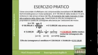 MATEMATICA FINANZIARIA LEZIONE 8 [upl. by Leahciam252]