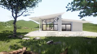 Realtime Architecture Cinematic Animations in Unreal Engine 4 Scandinavian House [upl. by Ayetal]