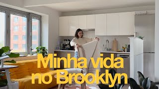 minha rotina morando em nova york como é morar no brooklyn [upl. by Eseeryt]