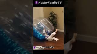 HobbyKarate gets a Socker Boppers Bubble Ball on HobbyFamilyTV [upl. by Scheld]