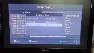 Triax HDS110 HD Satellite Receiver  Tune in UK Freesat Channels [upl. by Dulcea]