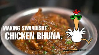 Bhuna Chicken Desi Style Chicken Bhuna Masala Recipe Chicken Bhuna Recipe [upl. by Cyndi]