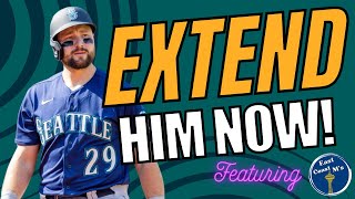 Should The Seattle Mariners Sign Cal Raleigh To An Extension [upl. by Atteuqal]