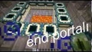 Minecraft End Portalı Nasıl Yapılır Bulunur [upl. by Nakashima]