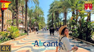 Walking Tour of Alicante Spain 🇪🇦  4K City Walk [upl. by Ebarta]