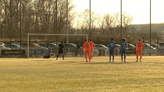 Le Sarreguemines Football Club s’impose en championnat contre Oberlauterbach [upl. by Trevorr]