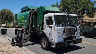 Waste Management Various Amrep Garbage Trucks on Trash and Recycling [upl. by Nivrad]