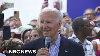 Biden prepares for first televised interview after acknowledging debate performance in Wisconsin [upl. by Yelats]