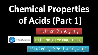 Chemical Properties of Acids  Part 1  Acids and Bases [upl. by Nahgeem]