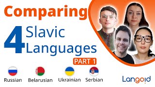 Language Comparison Russian Ukrainian Belarusian and Serbian [upl. by Akcirahs]