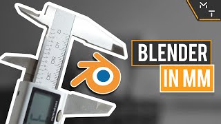 How to  Setup Blender into millimetres mm  Blender Tutorial [upl. by Enrika858]