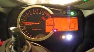 How to Set RPM Indicator 2012 Suzuki GSXR 600 L2 [upl. by Olshausen]