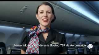 Aeromexico New Boeing 787 Inflight Safety Video [upl. by Itsud834]