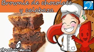 Brownie de chocolate y calabaza ¡Y sorteo de dos libros geniales Sorteo cerrado [upl. by Atselec817]