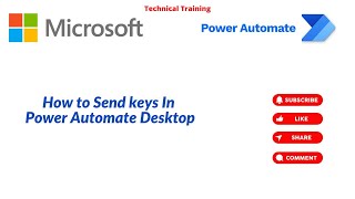 Send Keys In Power Automate Desktop [upl. by Enilegnave]