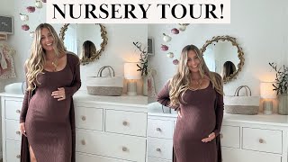 BABY NURSERY TOUR  Baby Girl Neutrals Woods and Pinks [upl. by Eiramannod]