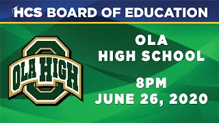 2020 Ola High School Commencement Ceremony [upl. by Ttcos]