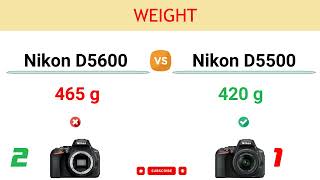 Nikon D5600 vs Nikon D5500 Comparison 2 Reasons to buy the D5600 and 2 Reasons to buy the D5500 [upl. by Adnihc]