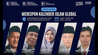 Seminar Nasional quotMerespon Kalender Islam Global dan Peresmian Galeri Ilmu Falak FIAI UIIquot [upl. by Sigismund]