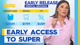 How to access your superannuation early  Today Show Australia [upl. by Sedaiuqlem952]