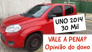 FIAT UNO VIVACE 2014 opinião do dono vale a pena [upl. by Dreher]