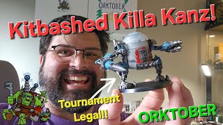 Kitbashed Killa Kanz The best 100 Warhammer 40K tournament legal kitbash ever All GW plastic [upl. by Silverman859]