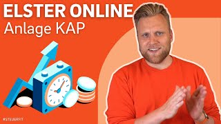 Anlage KAP in ELSTER online  ELSTER online Tutorial zur Steuererklärung 2022 [upl. by Eustache992]