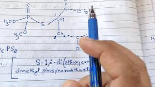 Pesticide Chemistry OrganophosphatesMalathionParathion  Synthesis  Use Lecture 5 by AK sir [upl. by Nirad941]