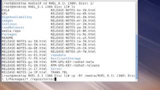 Como montar un repositorio de paquetes en Red Hat Enterprise Linux 60 RHEL [upl. by Nnylarak497]